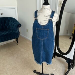Overall dress, size M